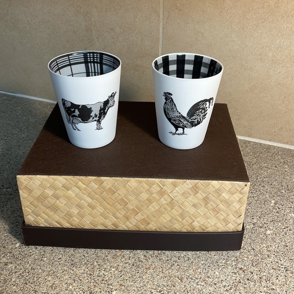 Partylite Family Ties (Cow & Rooster) Votive Holders Duo - Picture 4 of 16